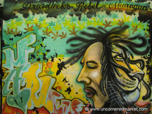 Rastafarian Graffiti - Managua, Nicaragua