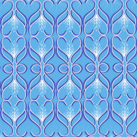 Fresh Blu Seamless Pattern Set