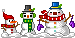 row-o-snowmen