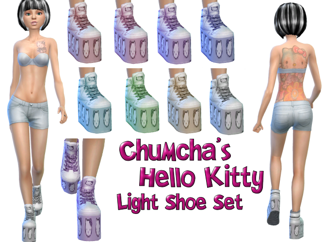 Chumcha’s Hello Kitty Shoes in 8 Light colors