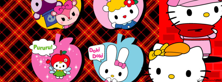 Hello Kitty Facebook Covers ⋆ Violablu ♥ Pixels ♥