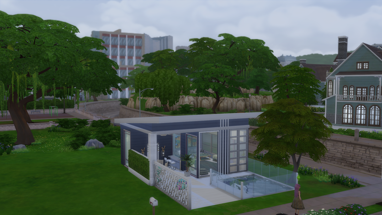 Blu a house for Sims 4
