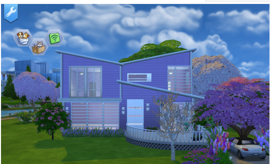 Lilac You A Lot House for Sims 4 Realistic Realty