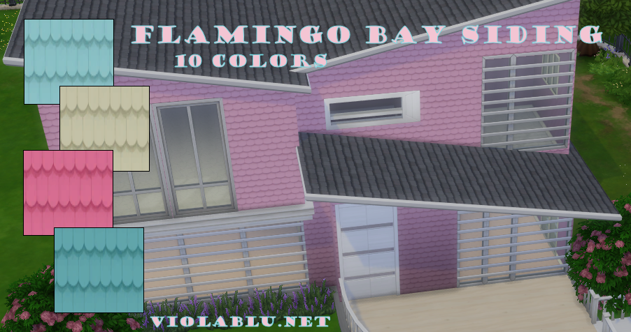 Flamingo Bay Siding for Sims 4