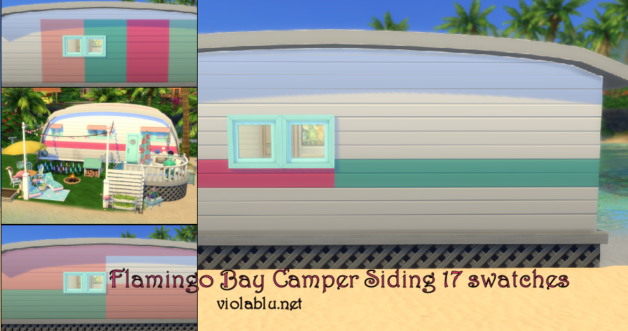 Flamingo Bay Camper Siding and Roof