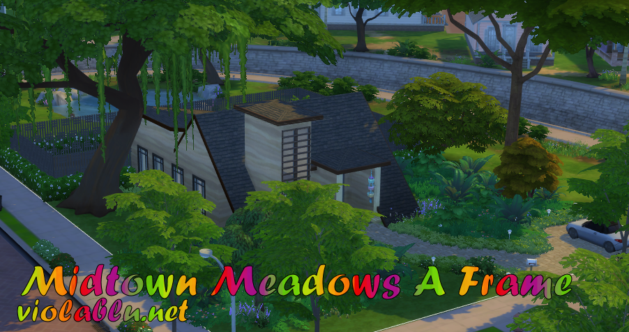 Midtown Meadows A Frame for Sims 4