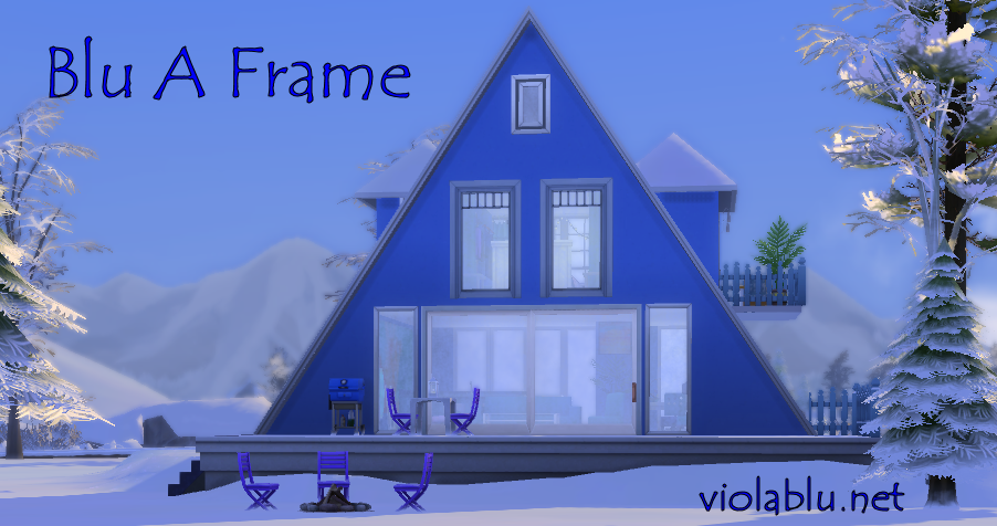 Blu A Frame for Sims 4