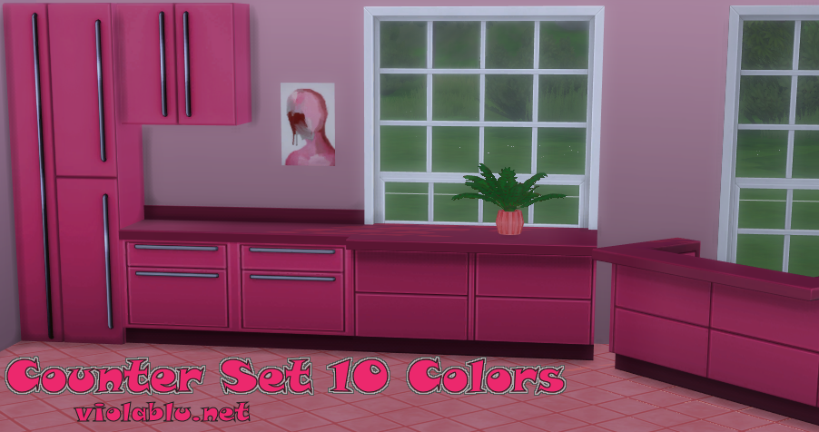 Counter Recolors for Sims 4
