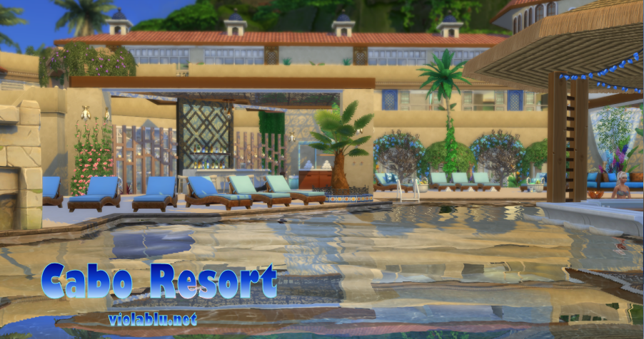Cabo San Lucas Resort for Sims 4