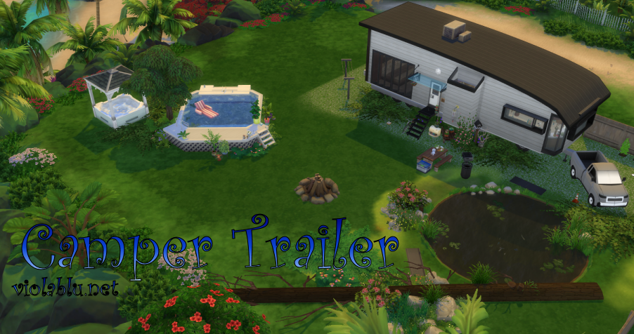 Camper Trailer for Sims 4