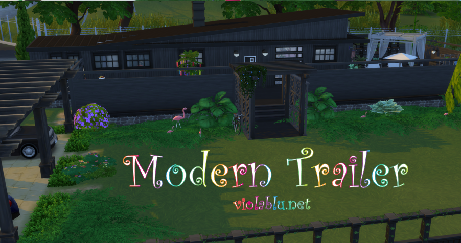 Modern Trailer for Sims 4