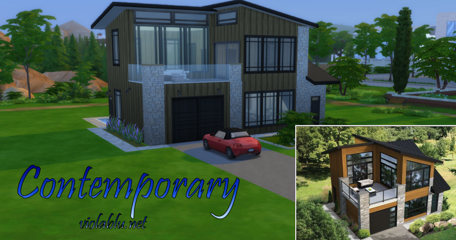 Contemporary Terrace For Sims 4