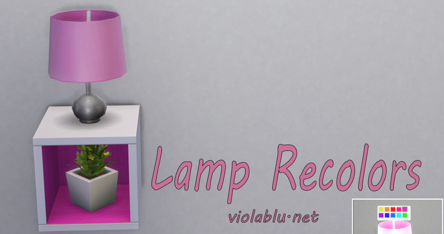 Lamp Recolors for Sims 4