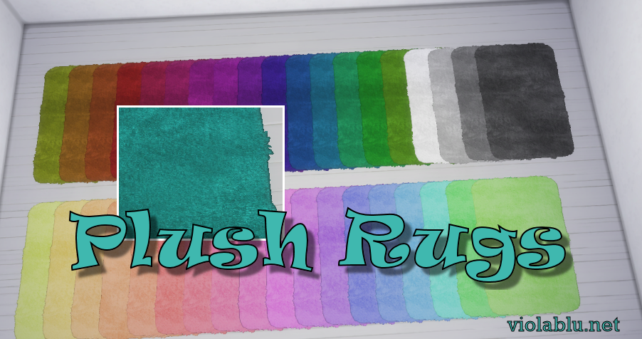Plush Rugs for Sims 4
