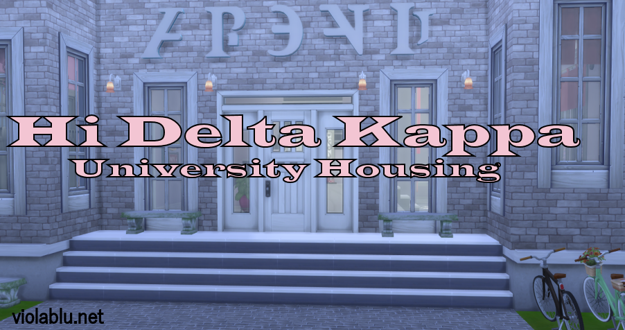 Hi Delta Kappa University Housing for Sims 4