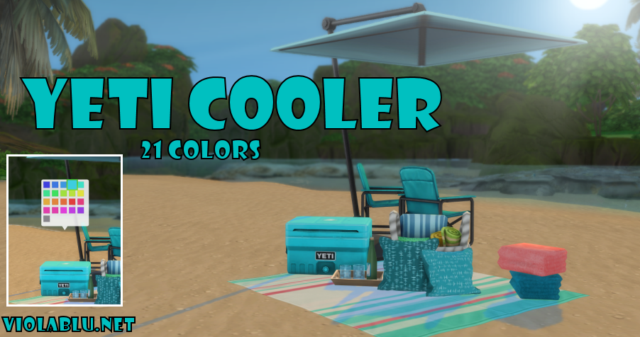 Yeti Coolers for Sims 4