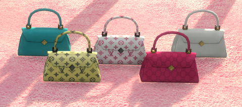 52 Clutter Hand Bags for Sims 4 – Violablu ♥ Pixels ♥