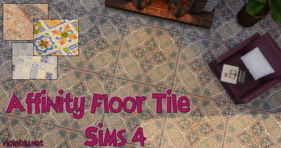 Affinity Floor Tile for Sims 4