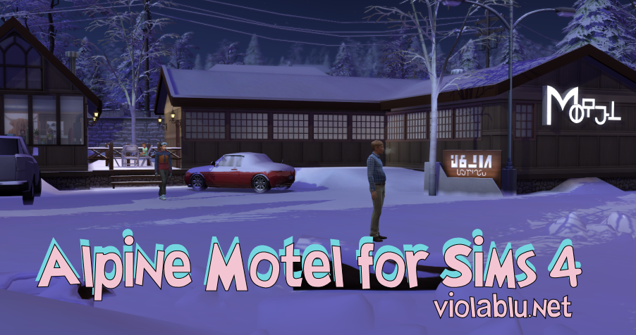 Alpine Motel for Sims 4 – Speed Build and Download