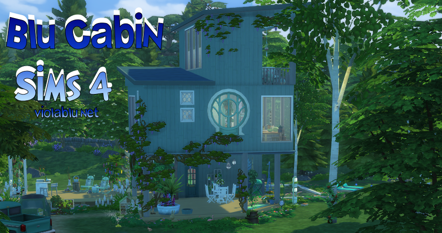 Blu Cabin for Sims 4
