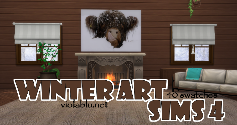 Winter Art for The Sims 4