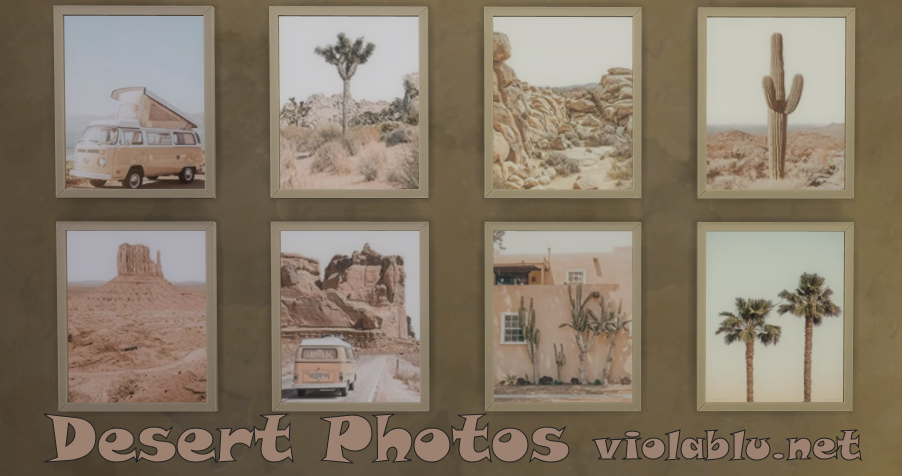 Desert Photos for Sims 4