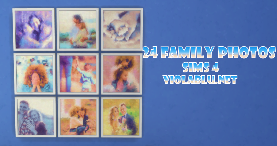 Family Photos for Sims 4
