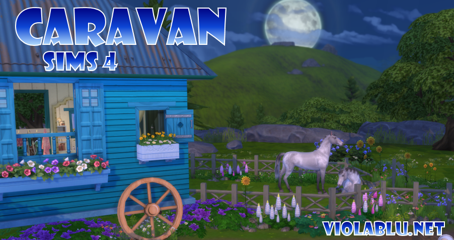Caravan Build for Sims 4