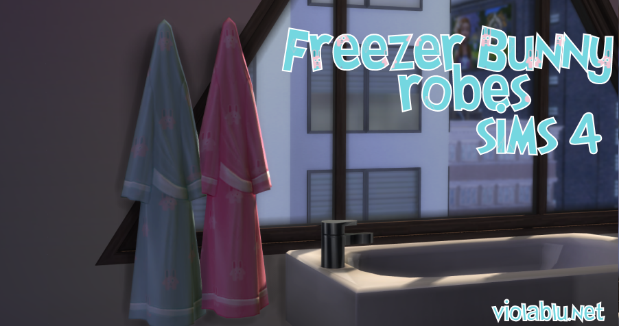 Freezer Bunny Robes for Sims 4