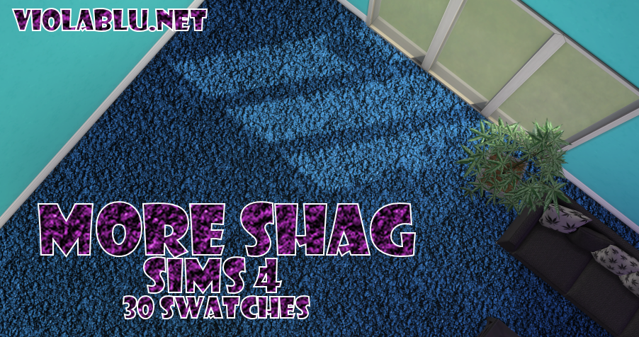 More Shag Carpet for Sims 4