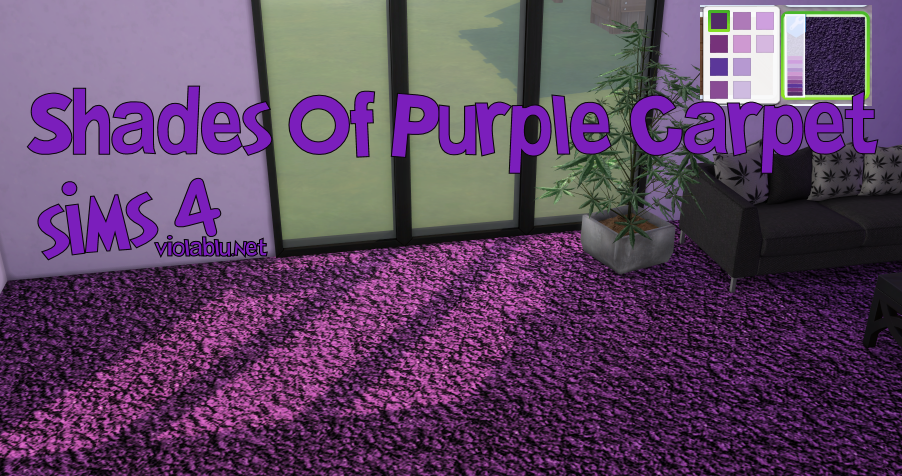Shades of Purple Carpets for sims 4