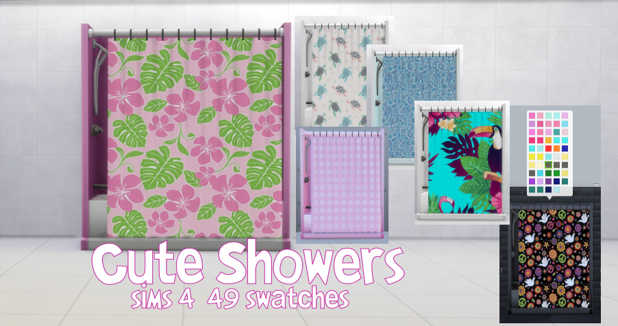 Sims 4 Cute Showers