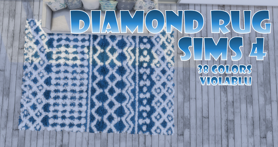 Sims 4 Diamond Rug