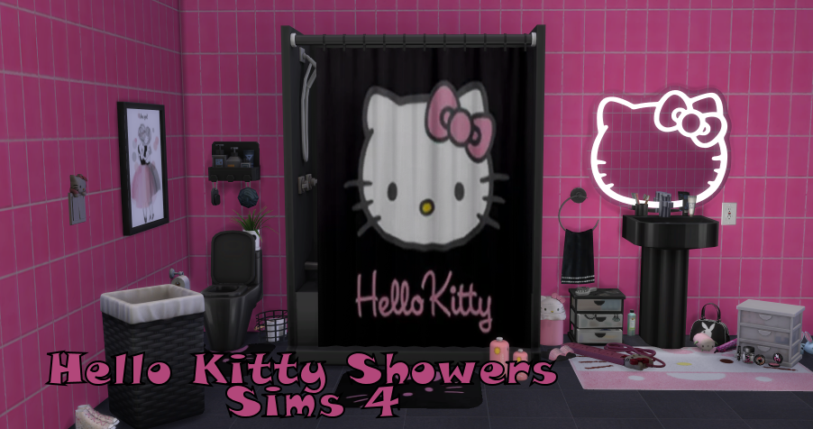 Sims 4 Hello Kitty and Friends Showers