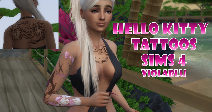 Sims 4 Hello Kitty Tattoos