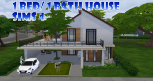 Sims 4 1 Bed/1 Bath house