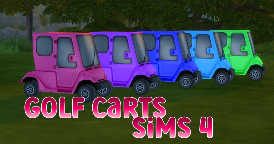 Sims 4 Golf Carts
