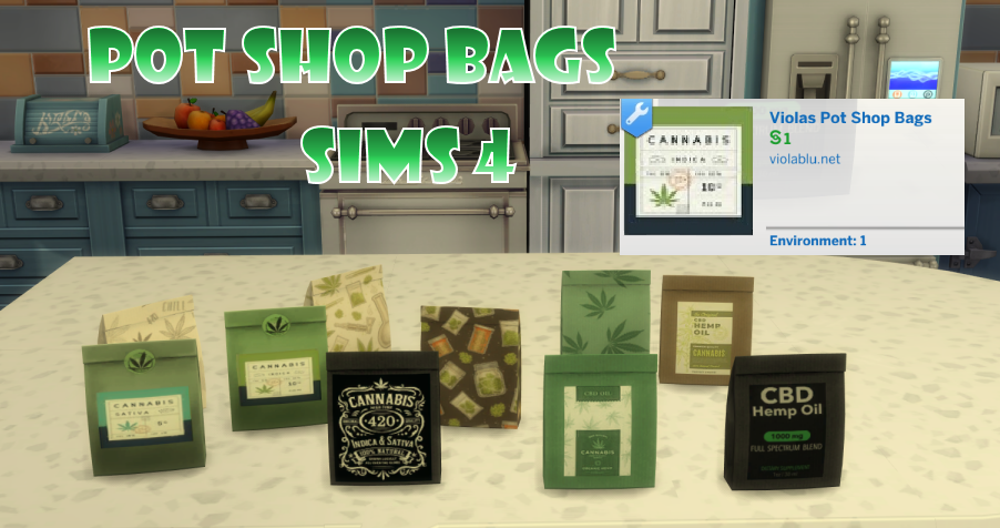 Sims 4 Pot Shop Bags