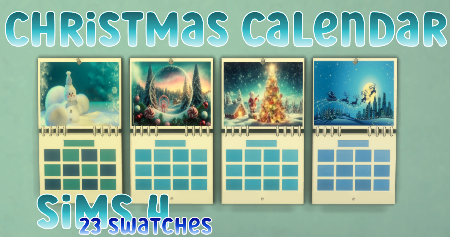 Sims 4 Christmas Calendars
