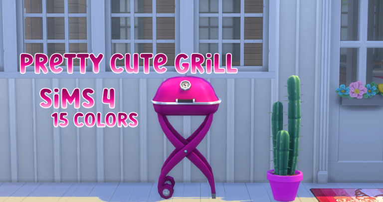 Pretty Cute Grill for Sims 4 – Violablu ♥ Pixels ♥